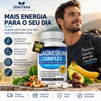 Complexo de Magnésio 8 em 1 | 1000 mg por Porção | 90 Cápsulas